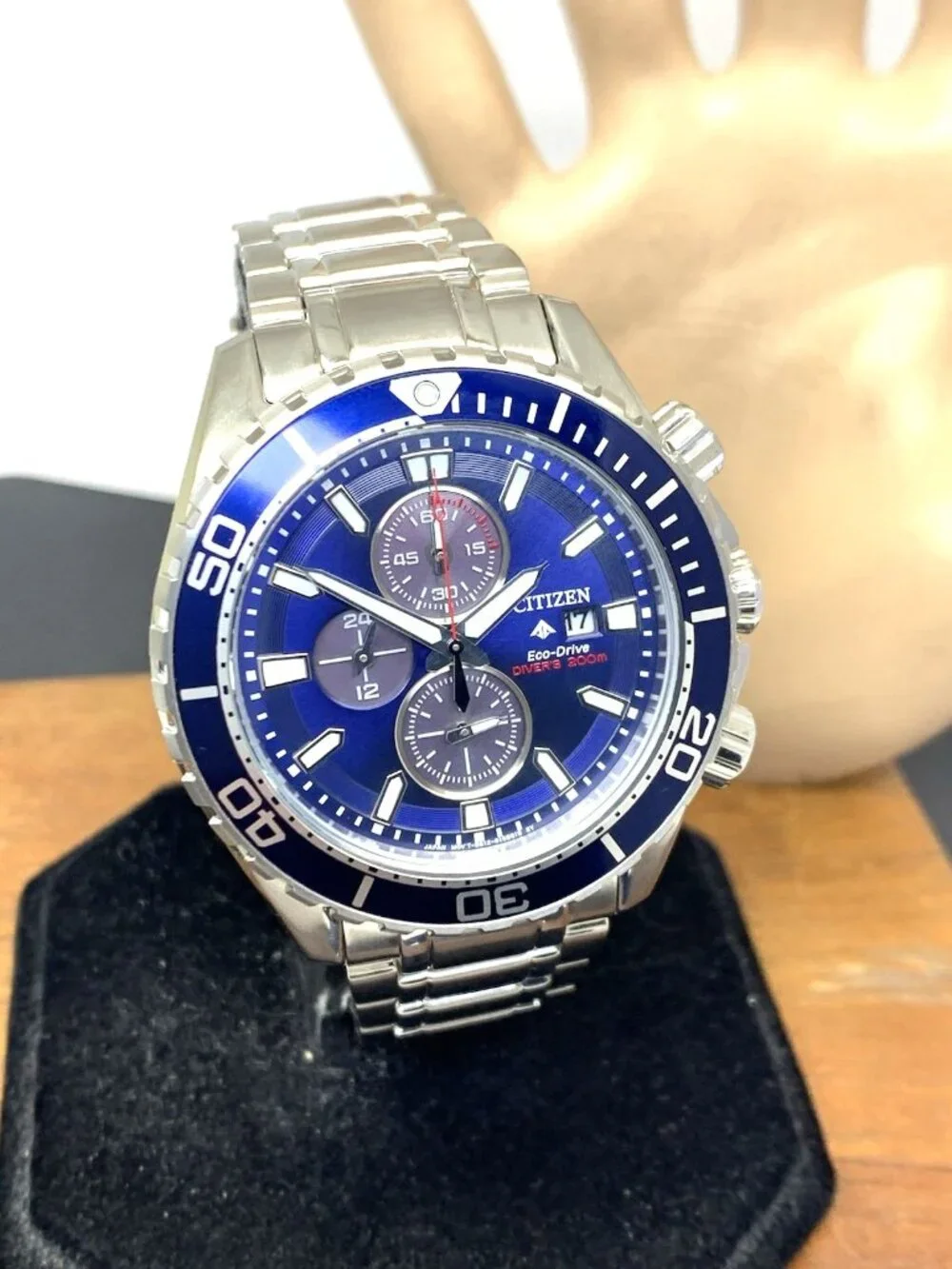 Citizen Mens Watch Eco-Drive CA0710-58L Promaster Blue Dial Stainless Steel 44mm